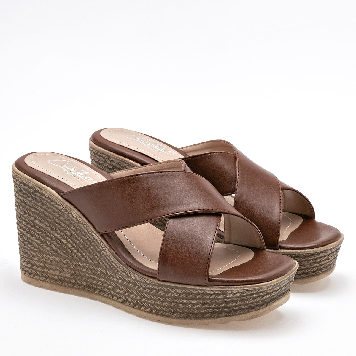 Foto 2 | Catalina Sandalia Para Mujer Camel Cod.131905