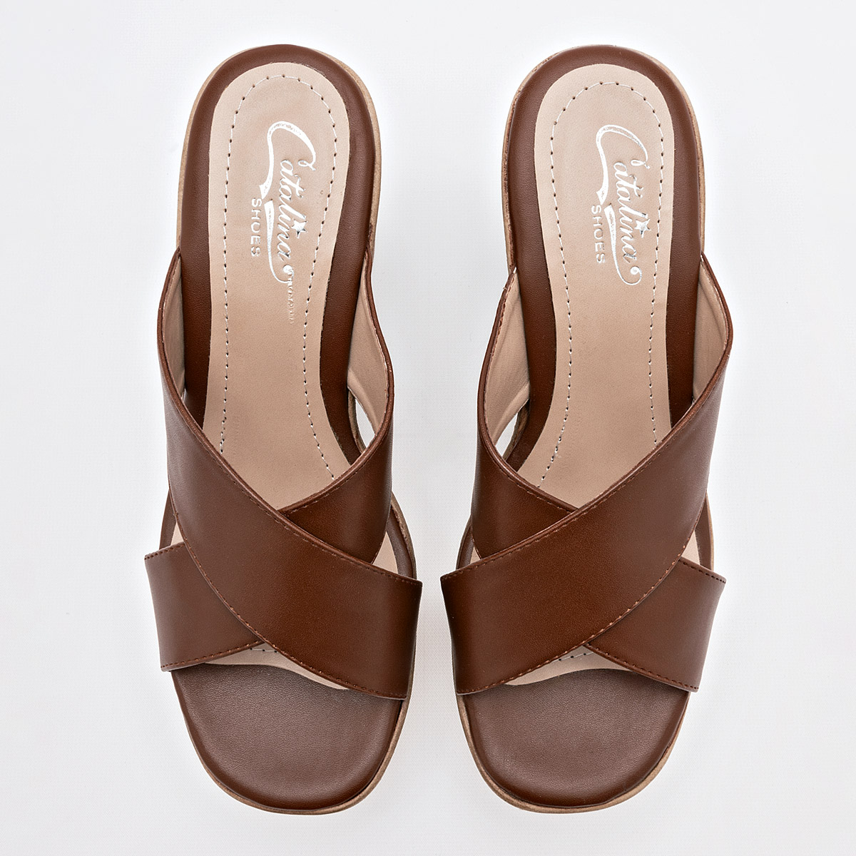 Foto 4 pulgar | Catalina Sandalia Para Mujer Camel Cod.131905