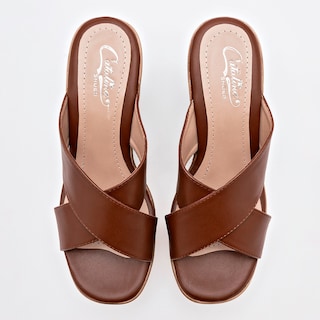 Foto 3 | Catalina Sandalia Para Mujer Camel Cod.131905