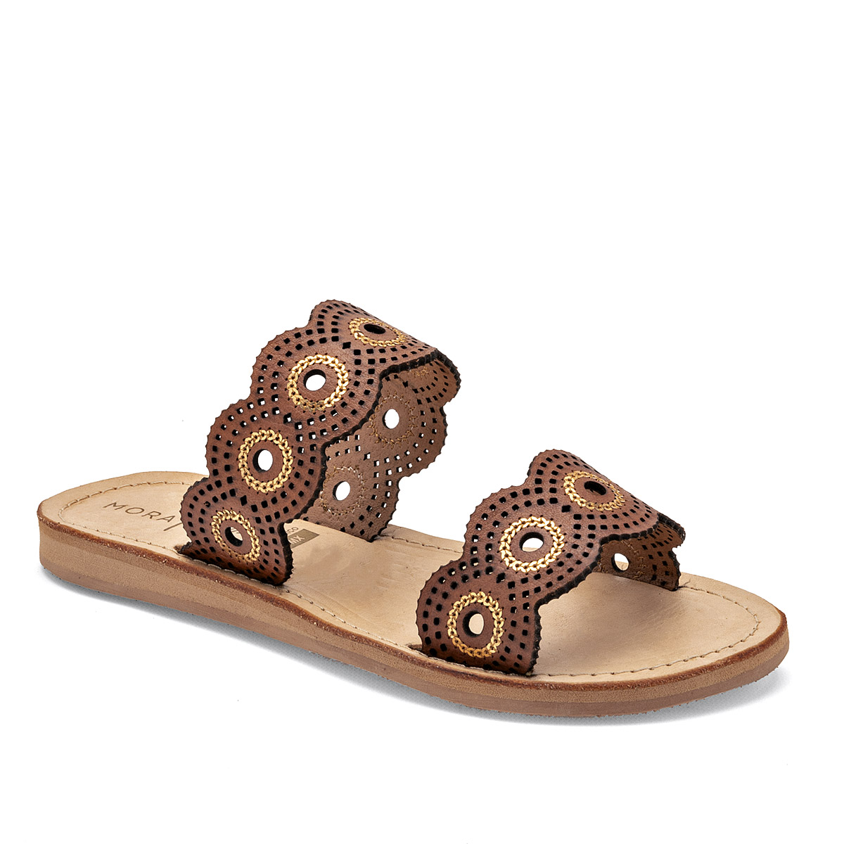 Foto 2 pulgar | Mora Tierra Sandalia Para Mujer Camel Cod.132500