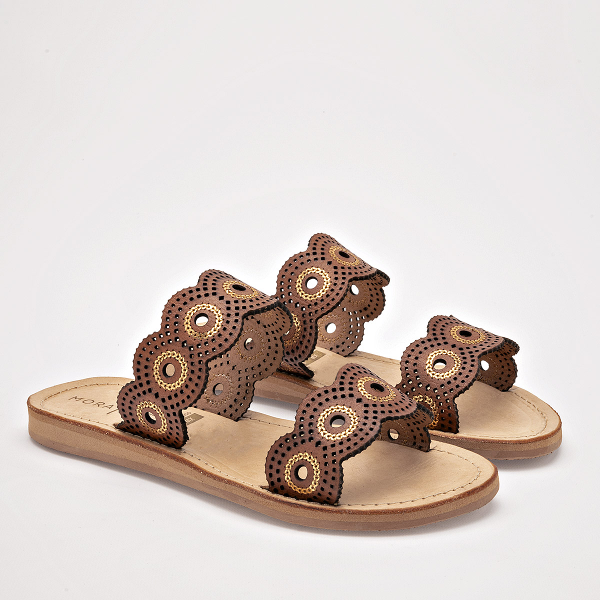 Foto 2 | Mora Tierra Sandalia Para Mujer Camel Cod.132500