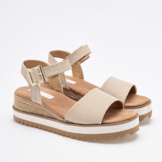 Foto 2 | Moramora Sandalia Para Mujer Beige Cod.132634