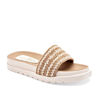 Foto 1 | Mora Tierra Sandalia Para Mujer Beige Cod.132489