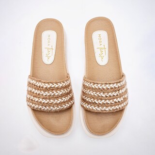 Foto 3 | Mora Tierra Sandalia Para Mujer Beige Cod.132489