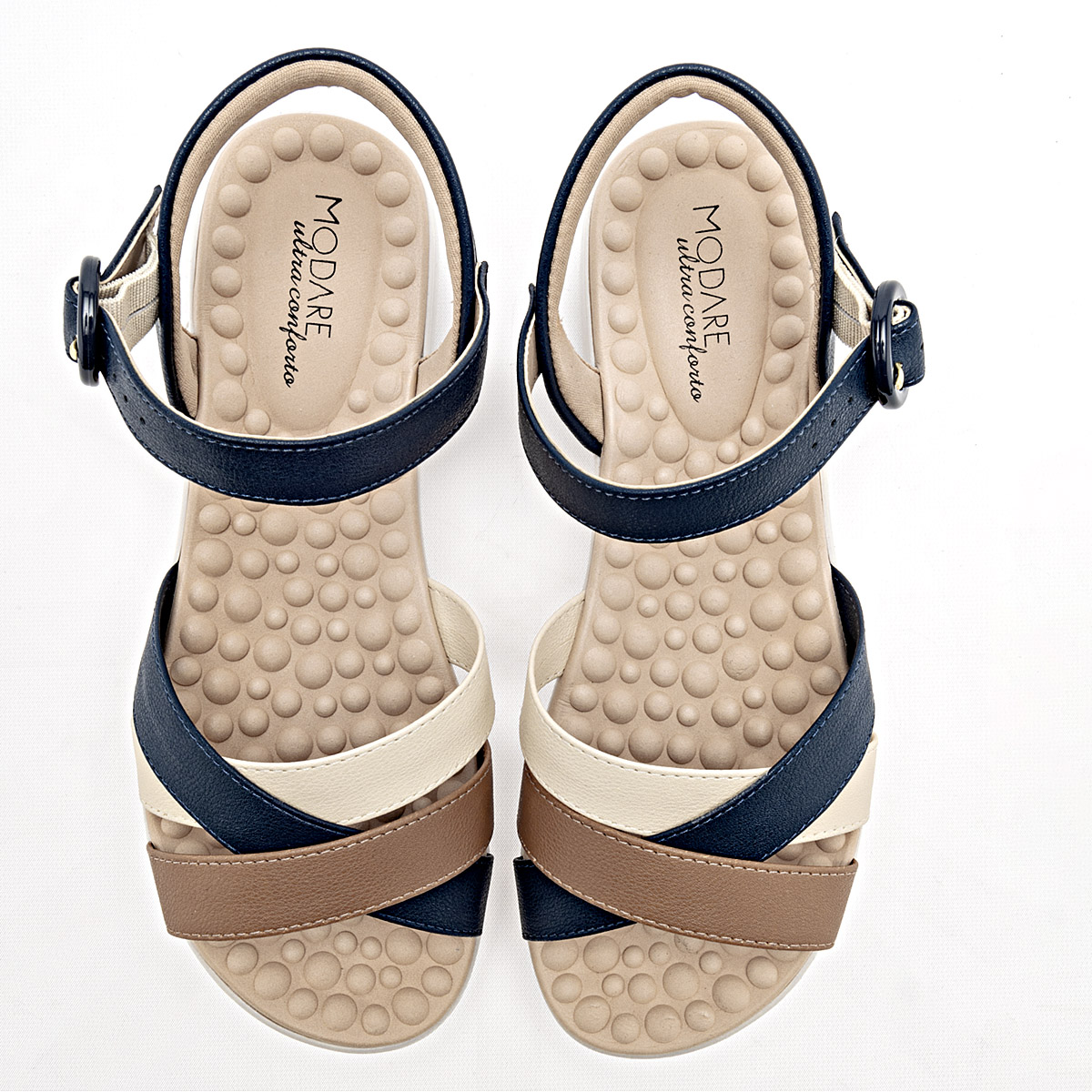 Foto 3 | Modare Sandalia Para Mujer Marino Camel Beige, Importado Cod.131736