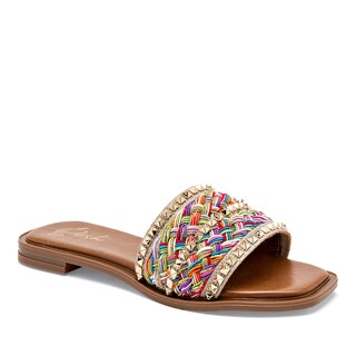Foto 1 | Gösh Sandalia Para Mujer Beige Multicolor Cod.132268
