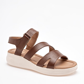 Foto 1 | Green Love Sandalia Para Mujer Camel Cod.132286