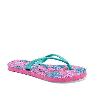 Foto 1 | Huarachetas Sandalia Para Mujer Verde Cod.132295
