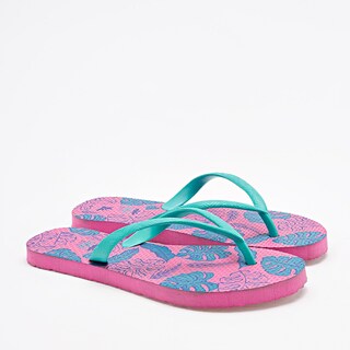 Foto 2 | Huarachetas Sandalia Para Mujer Verde Cod.132295