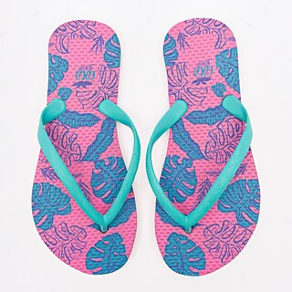 Foto 3 | Huarachetas Sandalia Para Mujer Verde Cod.132295