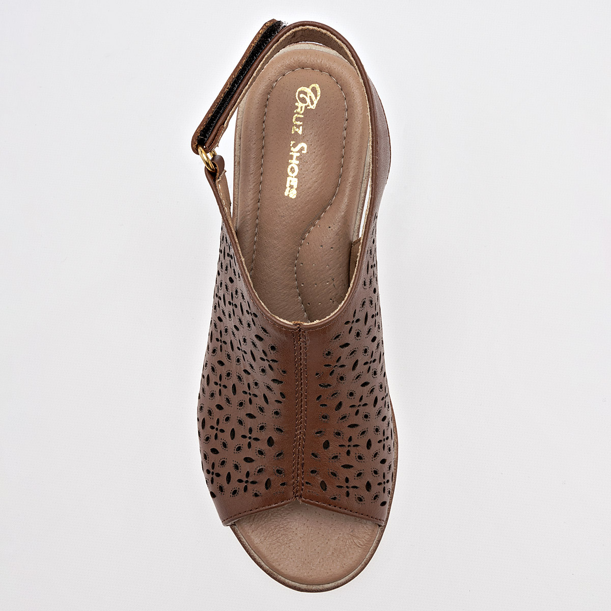 Foto 2 | Cruz Shoes Sandalia Para Mujer Café Cod.131998