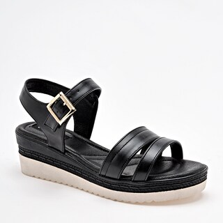 Foto 1 | Lady One Sandalia Para Mujer Negro Cod.132354