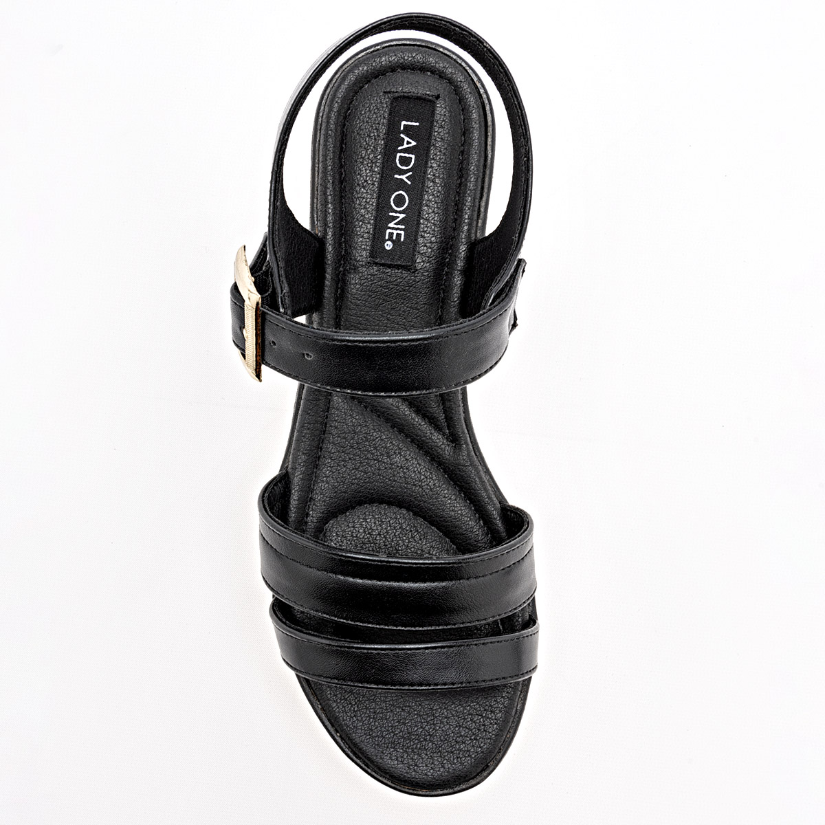 Foto 3 pulgar | Lady One Sandalia Para Mujer Negro Cod.132354