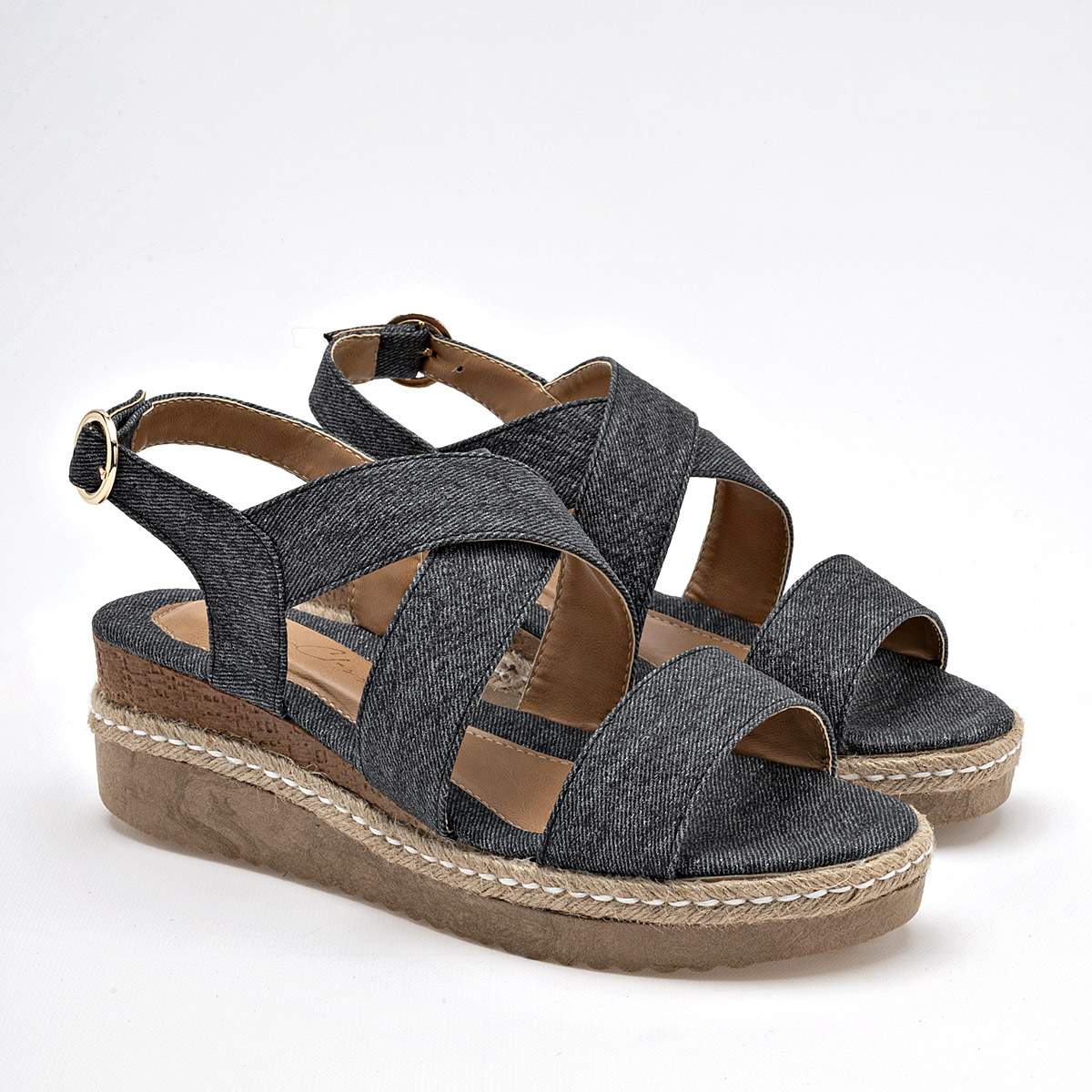 Foto 2 | Sandalia Been Class Color Negro Para Mujer
