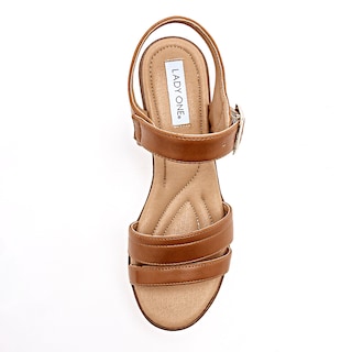 Foto 2 | Lady One Sandalia Para Mujer Camel Cod.132353