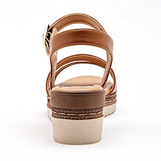 Foto 3 | Lady One Sandalia Para Mujer Camel Cod.132353