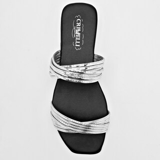 Foto 2 | Crivelli Sandalia Para Mujer Plata Cod.131997