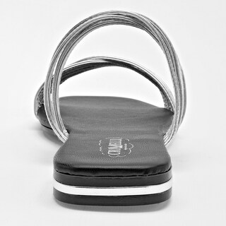 Foto 3 | Crivelli Sandalia Para Mujer Plata Cod.131997