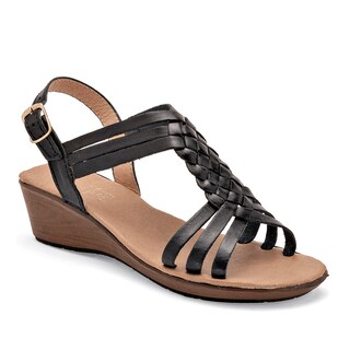 Foto 1 | Mora Tierra Sandalia Para Mujer Negro Cod.132508