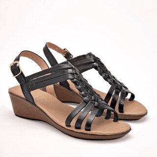 Foto 2 | Mora Tierra Sandalia Para Mujer Negro Cod.132508
