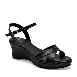 Foto 1 | First Avenue Sandalia Para Mujer Negro Cod.132139