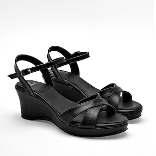 Foto 2 | First Avenue Sandalia Para Mujer Negro Cod.132139