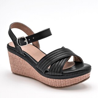 Foto 1 | Sandalias First Avenue Color Para Negro Mujer