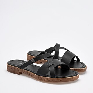 Foto 2 | Mora Tierra Sandalia Para Mujer Negro Cod.132488