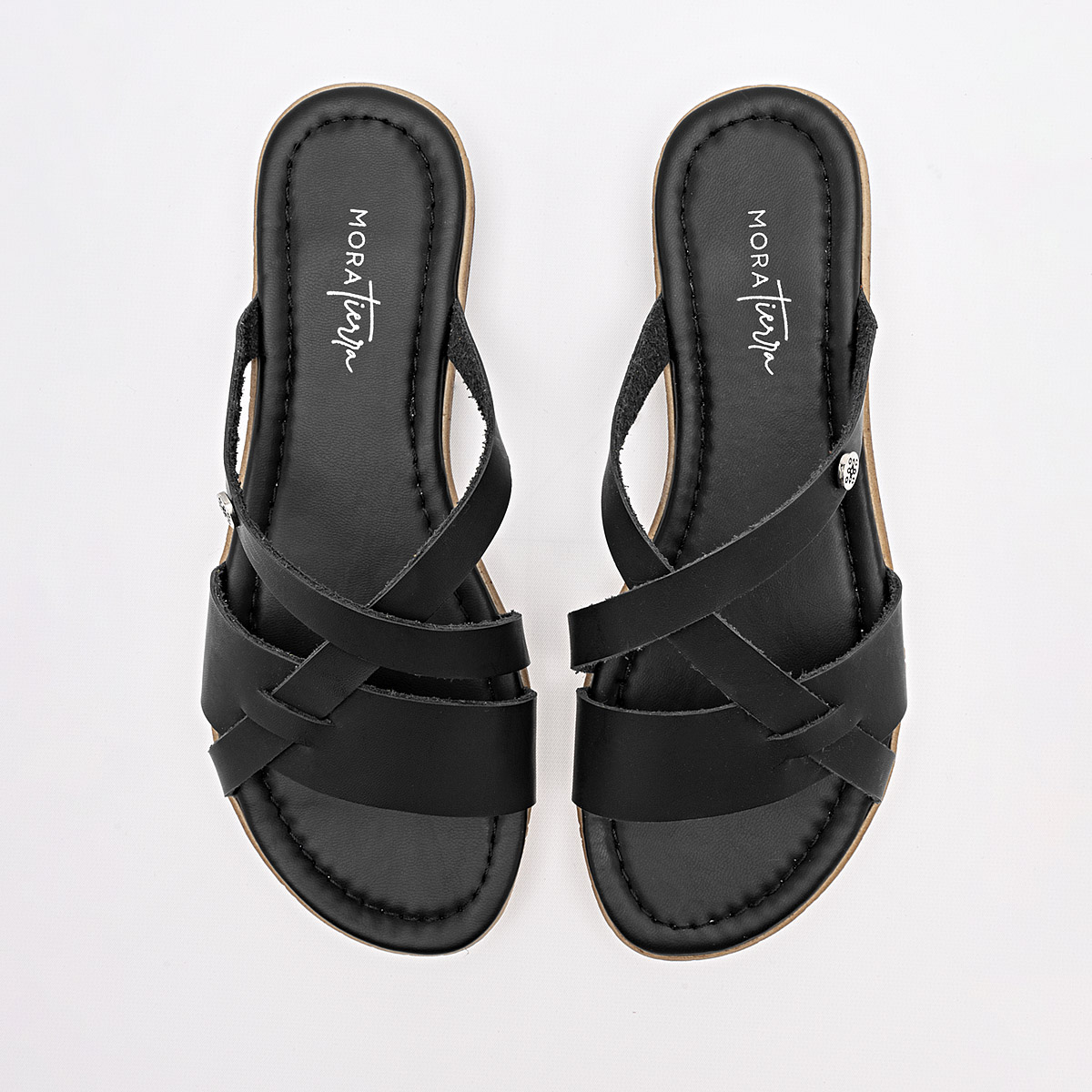 Foto 4 pulgar | Mora Tierra Sandalia Para Mujer Negro Cod.132488