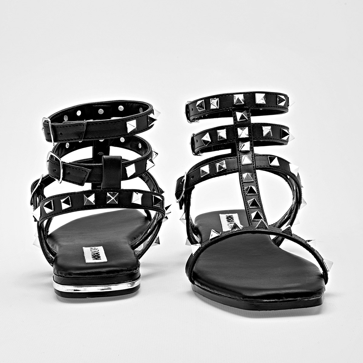 Foto 4 pulgar | Moramora Sandalia Para Mujer Negro Cod.133752
