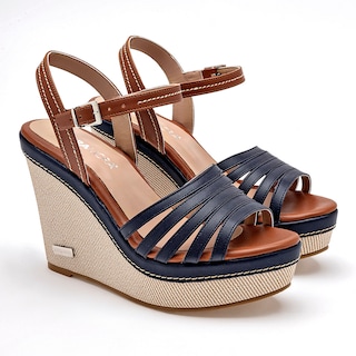 Foto 2 | Moramora Sandalia Para Mujer Marino Camel Cod.133071