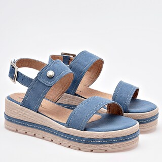 Foto 2 | Sandalias Been Class Color Azul Para Mujer