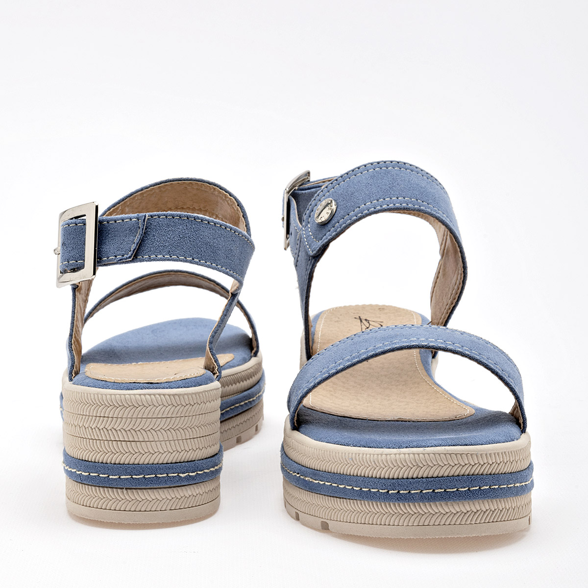 Foto 4 pulgar | Sandalias Been Class Color Azul Para Mujer
