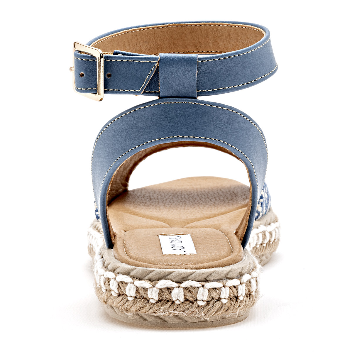 Foto 2 | Lady One Sandalia Para Mujer Azul Blanco Cod.132336