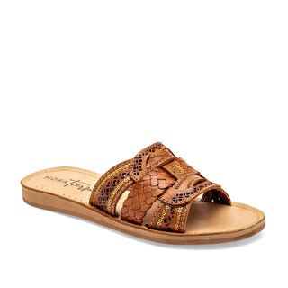 Foto 1 | Mora Tierra Sandalia Para Mujer Camel Cod.132505