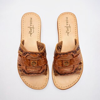 Foto 3 | Mora Tierra Sandalia Para Mujer Camel Cod.132505