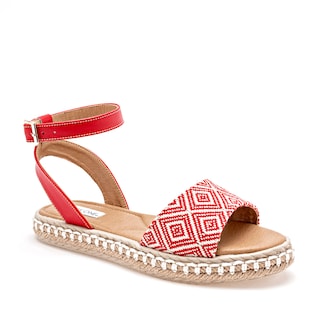 Foto 1 | Lady One Sandalia Para Mujer Rojo Blanco Cod.132337