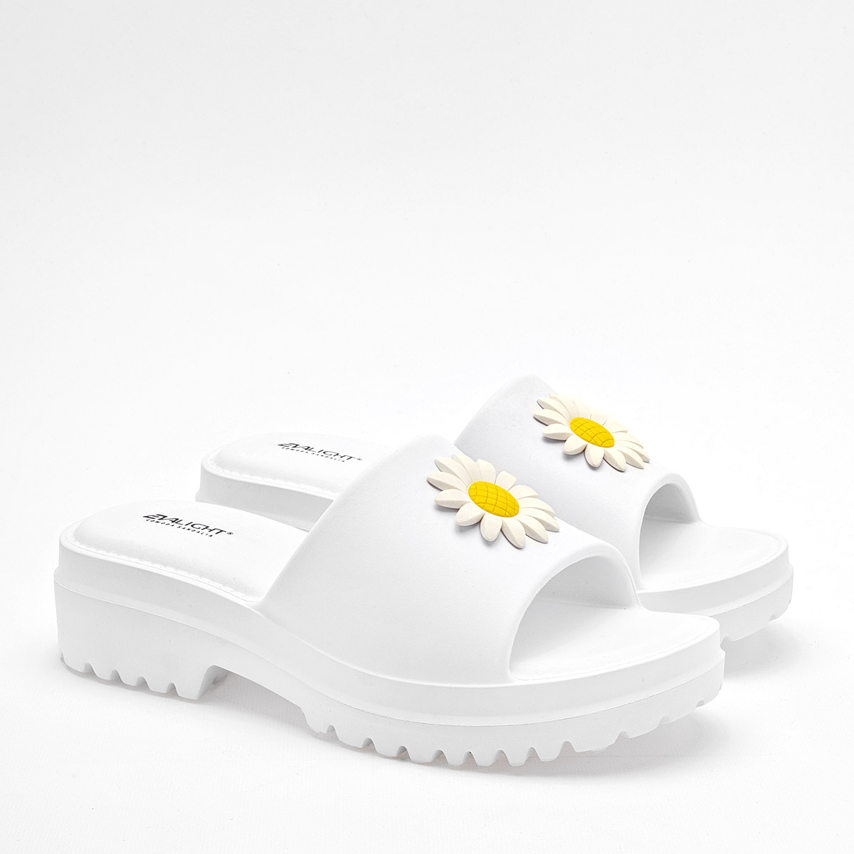Foto 3 pulgar | Evalight Sandalia Para Mujer Blanco Cod.132111
