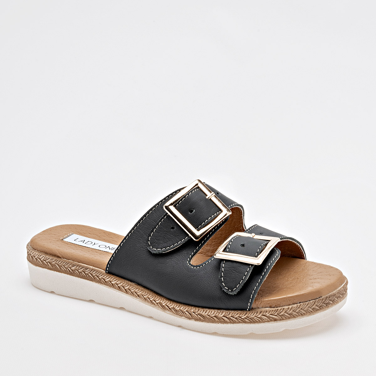 Foto 2 pulgar | Lady One Sandalia Para Mujer Negro Cod.132348
