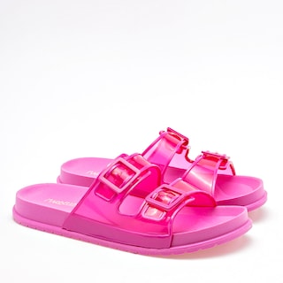 Foto 2 | Marbella Sandalia Para Mujer Fucsia Transparente Cod.132433