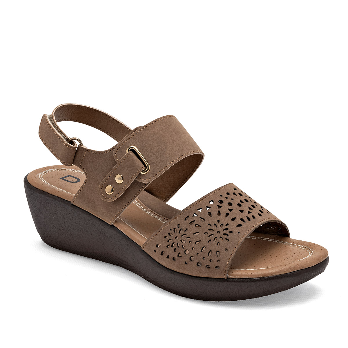 Foto 2 pulgar | Dva Sandalia Para Mujer Camel Cod.132050