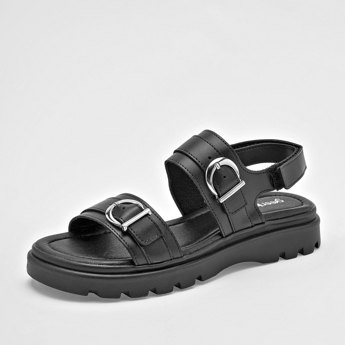 Foto 2 pulgar | Green Love Sandalia Para Mujer Negro Cod.132997
