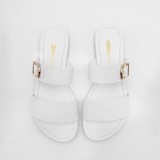 Foto 3 | Moramora Sandalia Para Mujer Blanco Cod.132459