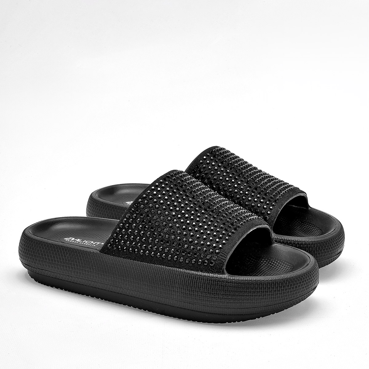 Foto 3 pulgar | Evalight Sandalia Para Mujer Negro Cod.132113