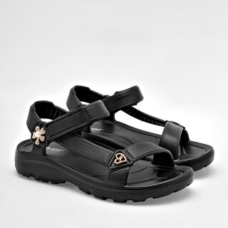 Foto 2 | Evalight Sandalia Para Mujer Negro Cod.132114