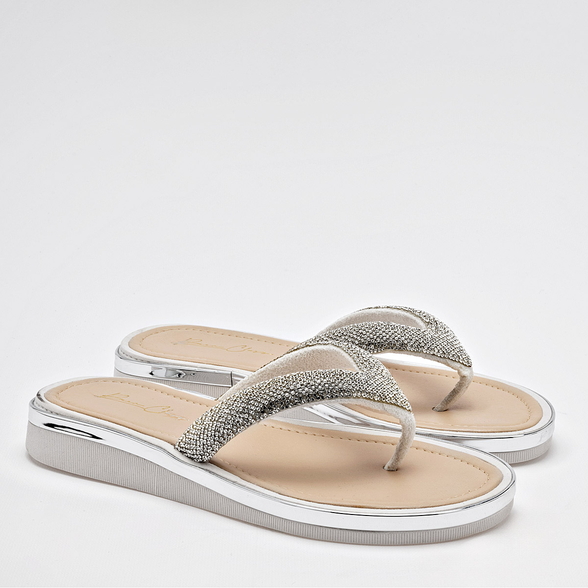 Foto 3 pulgar | Been Class Sandalia Para Mujer Plata Cod.131831