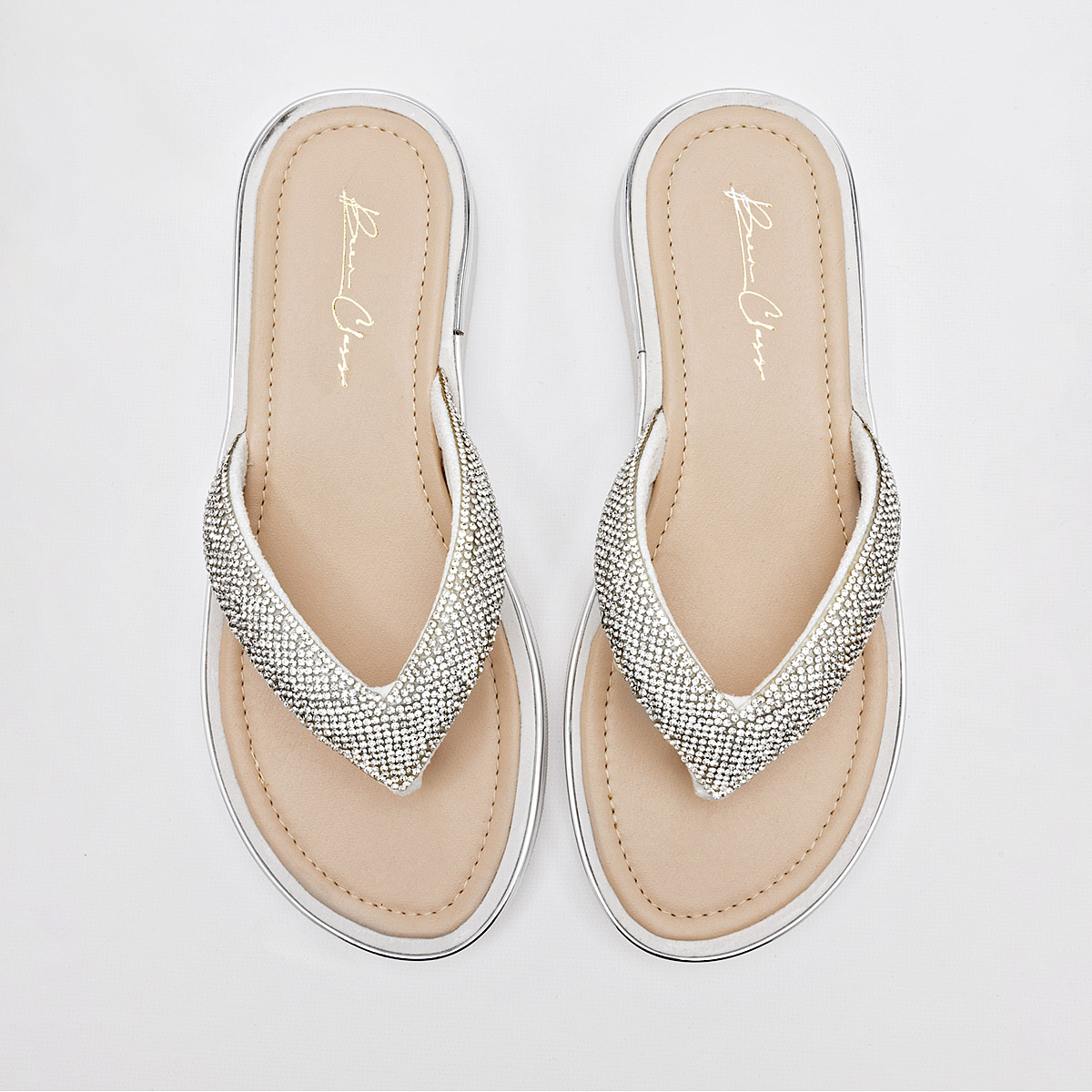 Foto 4 pulgar | Been Class Sandalia Para Mujer Plata Cod.131831