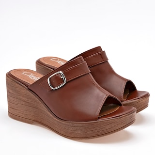 Foto 2 | Catalina Sandalia Para Mujer Camel Cod.131903
