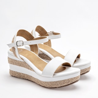 Foto 2 | First Avenue Sandalia Para Mujer Blanco Cod.132140