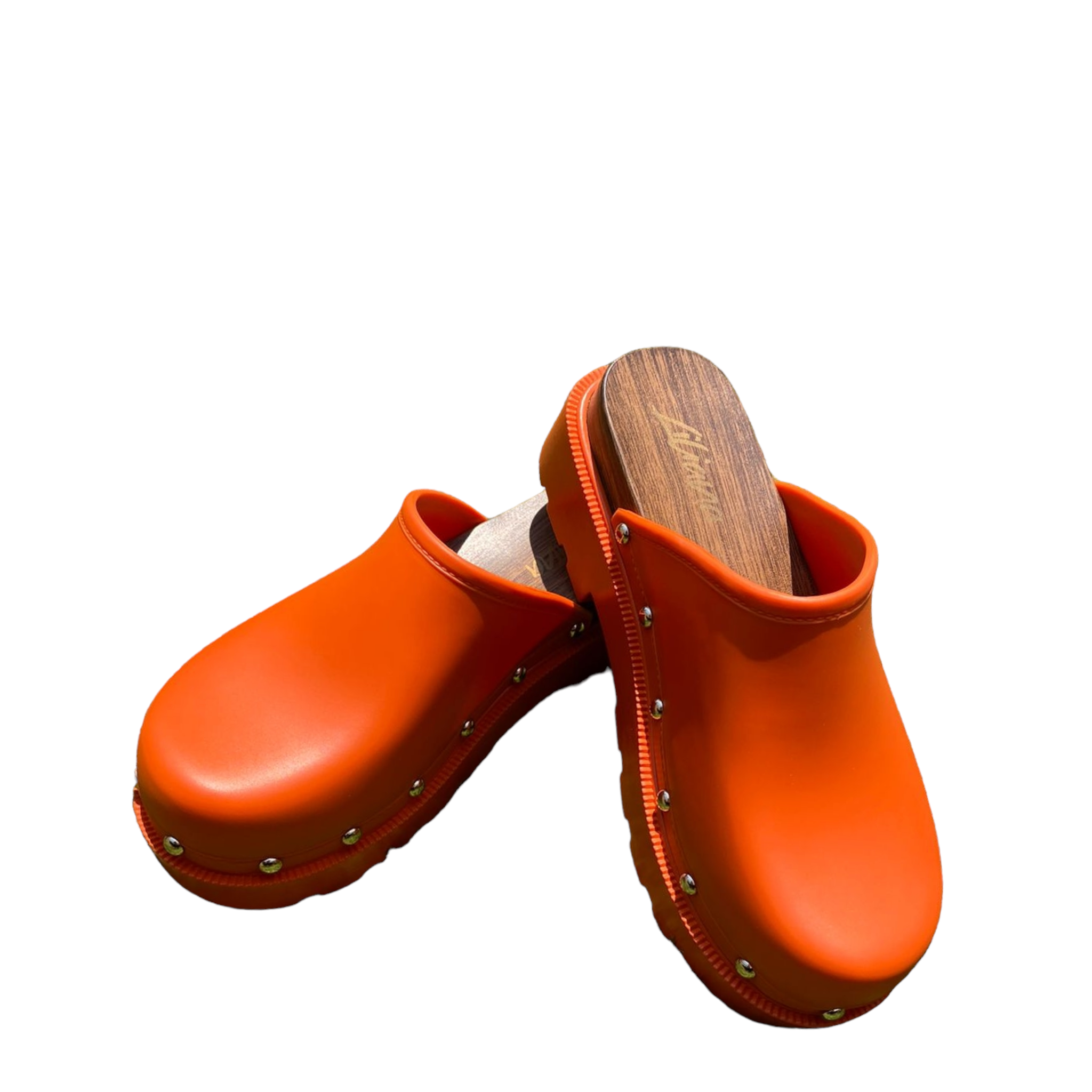 Foto 5 pulgar | Sandalia Estilo Sueco Naranjas Liliana